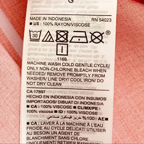 Old Navy Top Orange Purple Striped Ruffled Spaghetti Straps Crop Top Large NEW - Picture 10 of 12